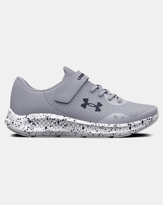 Boys' Pre-School UA Pursuit 3 AC Speckle Running Shoes, Gray, pdpMainDesktop image number 0